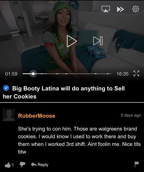 big booty latina will do anything to sell her cookies|Big Booty Latina Will Do Anything to Sell Her Cookies